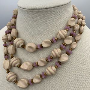 3/$30 Vintage Three Strand Necklace